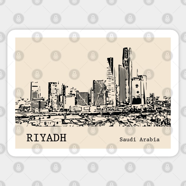 Riyadh Saudi Arabia Sticker by Lakeric